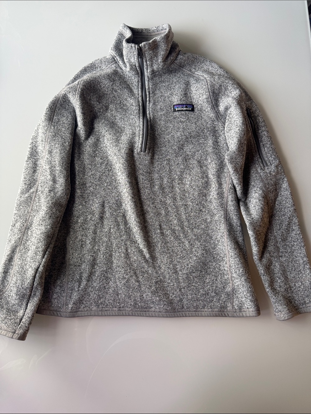 Patagonia Women’s Gray Quarter-Zip Fleece Pullover